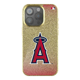 Los Angeles Angels Linen Bling Phone Case for Apple iPhone