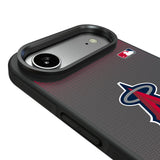 Los Angeles Angels Linen Bump Phone Case for Apple iPhone