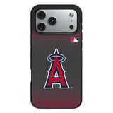 Los Angeles Angels Linen Bump Phone Case for Apple iPhone