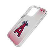 Los Angeles Angels Linen Clear Phone Case for Apple iPhone