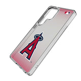 Los Angeles Angels Linen Clear Phone Case for Samsung Galaxy