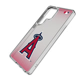 Los Angeles Angels Linen Clear Phone Case for Samsung Galaxy