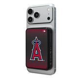 Los Angeles Angels Linen Wireless Mag Power Bank