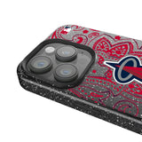 Los Angeles Angels Paisley Black Bling Phone Case for Apple iPhone