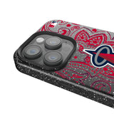 Los Angeles Angels Paisley Black Bling Phone Case for Apple iPhone