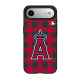 Los Angeles Angels Plaid MagSafe Compatible Phone Case for Apple iPhone