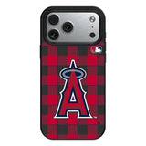 Los Angeles Angels Plaid MagSafe Compatible Phone Case for Apple iPhone