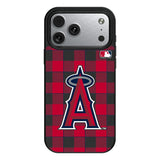 Los Angeles Angels Plaid MagSafe Compatible Phone Case for Apple iPhone