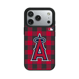Los Angeles Angels Plaid MagSafe Compatible Phone Case for Apple iPhone