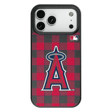 Los Angeles Angels Plaid MagSafe Compatible Phone Case for Apple iPhone
