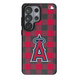 Los Angeles Angels Plaid MagSafe Compatible Phone Case for Samsung Galaxy 26 Series