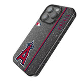 Los Angeles Angels Sidebar Black Bling Phone Case for Apple iPhone