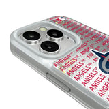 Los Angeles Angels Text Backdrop Glitter Phone Case for Apple iPhone