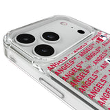 Los Angeles Angels Text Backdrop Glitter Phone Case for Apple iPhone