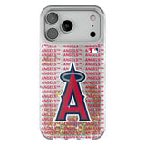 Los Angeles Angels Text Backdrop Glitter Phone Case for Apple iPhone