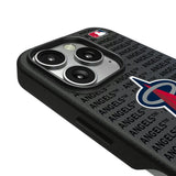 Los Angeles Angels Text Backdrop MagSafe Compatible Phone Case for Apple iPhone
