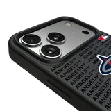 Los Angeles Angels Text Backdrop MagSafe Compatible Phone Case for Apple iPhone