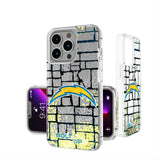 Los Angeles Chargers Brick Glitter Phone Case for Apple iPhone
