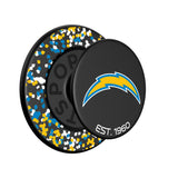 Los Angeles Chargers Confetti PopSockets Magnetic Phone Grip and Stand