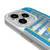 Los Angeles Chargers Field Glitter Phone Case for Apple iPhone