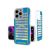 Los Angeles Chargers Field Glitter Phone Case for Apple iPhone