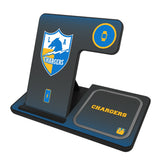Los Angeles Chargers Historic Collection Linen 3 in 1 Charging Station
