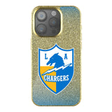 Los Angeles Chargers Historic Collection Linen Bling Phone Case for Apple iPhone