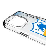 Los Angeles Chargers Historic Collection Linen Clear Phone Case for Apple iPhone