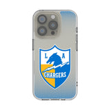 Los Angeles Chargers Historic Collection Linen Clear Phone Case for Apple iPhone
