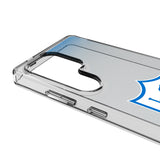 Los Angeles Chargers Historic Collection Linen Clear Phone Case for Samsung Galaxy