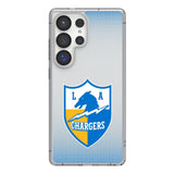 Los Angeles Chargers Historic Collection Linen Clear Phone Case for Samsung Galaxy