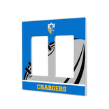 Los Angeles Chargers Historic Collection Passtime Hidden-Screw Light Switch Plate
