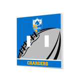 Los Angeles Chargers Historic Collection Passtime Hidden-Screw Light Switch Plate