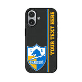Los Angeles Chargers Historic Collection Personalized Sidebard MagSafe Compatible Phone Case for Apple iPhone