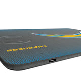 Los Angeles Chargers Linen 15-Watt Wireless Charger and Mouse Pad