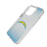 Los Angeles Chargers Linen Clear Phone Case for Apple iPhone