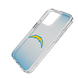Los Angeles Chargers Linen Clear Phone Case for Apple iPhone