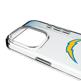 Los Angeles Chargers Linen Clear Phone Case for Apple iPhone