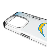 Los Angeles Chargers Linen Clear Phone Case for Apple iPhone