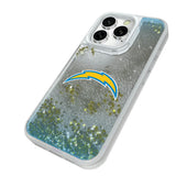 Los Angeles Chargers Linen Glitter Phone Case for Apple iPhone