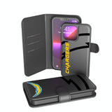 Los Angeles Chargers Monocolor Tilt Wallet Phone Case for Apple iPhone