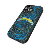 Los Angeles Chargers Paisley Bump Phone Case for Apple iPhone