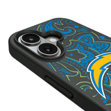 Los Angeles Chargers Paisley Bump Phone Case for Apple iPhone