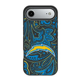 Los Angeles Chargers Paisley Bump Phone Case