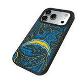 Los Angeles Chargers Paisley Bump Phone Case for Apple iPhone