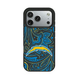 Los Angeles Chargers Paisley Bump Phone Case