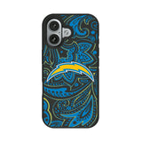 Los Angeles Chargers Paisley Bump Phone Case