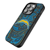 Los Angeles Chargers Paisley Bump Phone Case for Apple iPhone