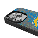 Los Angeles Chargers Paisley Bump Phone Case for Apple iPhone
