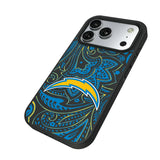 Los Angeles Chargers Paisley Bump Phone Case for Apple iPhone
